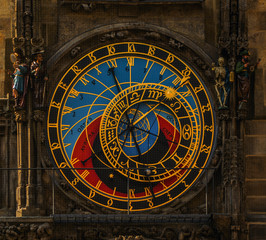 Fototapeta na wymiar clock astronomical prague