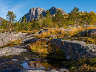 Mountains in fall - Northern Norway