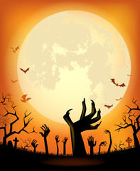 Halloween background for a poster