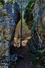 Rare forms stones by nature, in Cuenca