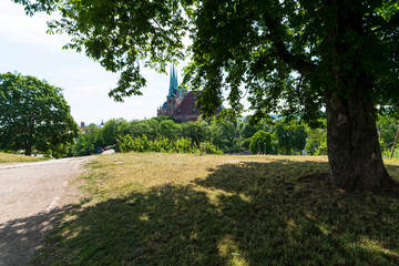 View from Erfurter Petersberg to the cathedral