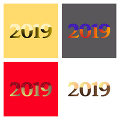 2019 Happy New Year Background for your Seasonal Flyers and Greetings Card or Christmas themed invitations