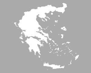 Karte von Griechenland