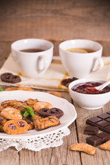 Shortcrust pastry biscuits.