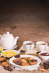 Shortcrust pastry biscuits.