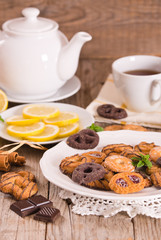 Shortcrust pastry biscuits.