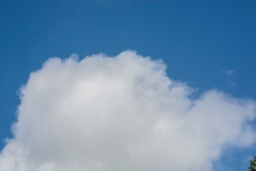 white clouds in blue sky texture