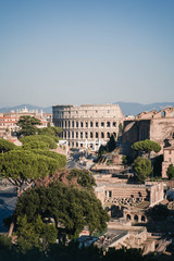 Fototapeta na wymiar Rom von oben 