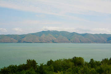 Fototapeta na wymiar Beaufiful Nature Sevan Lake Armenia