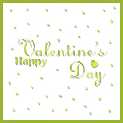 Happy valentines day typography vector design with paper cut red heart shape hot air balloons flying in white background. Vector illustration.