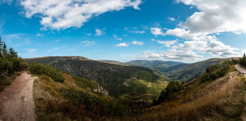 trip to mountains krkonoše national park