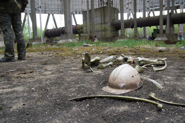 bones cooling tower of the Chernobyl
