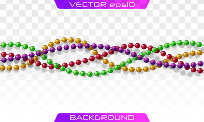 Multicolored beautiful chain 
