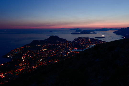 dubrovnik, Insel, Sonnenuntergang, Abendstimmung, D&auml;mmerung