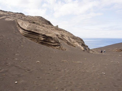 Hiking the Capelinhos Volcano, Faial Island, Azores