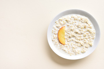 Oatmeal porridge in bowl