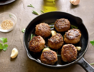 Minced meat cutlets