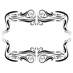 Fototapeta premium Vintage baroque frame