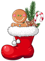 Nikolausstiefel - Vektor-Illustration