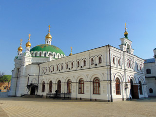 autumn view of the refectory church of the Kiev Pechersk Lavra