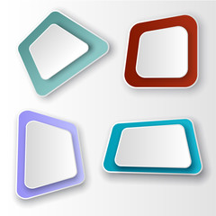 Promo badge for offer, promotion, advertising, scroll, price tag, sticker, poster. Modern geometric sale banner for your graphic and web design.