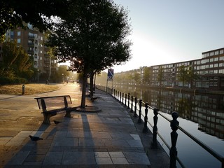 morning vibes by the rivers of amsterdam
