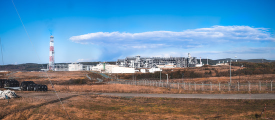 Liquefied Natural Gas Plant.Card