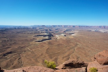 Fototapeta na wymiar Vast landscape at Canyonlands National Park, Utah