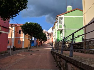 street in pontevedra spain