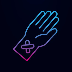 Blood draw nolan icon. Simple thin line, outline vector of blood donation icons for ui and ux, website or mobile application