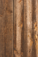 Wooden texture. Old grunge wooden wall. Close-up wooden surface with resinous knots. Background