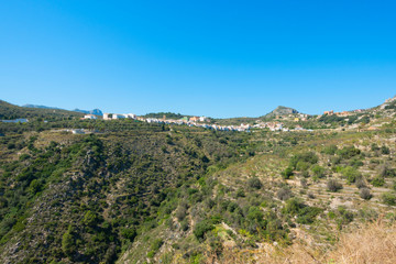 Obraz premium Mountains and Valleys of southern Spain