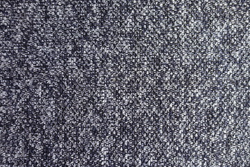 Fototapeta na wymiar View of dark blue melange woolen fabric from above
