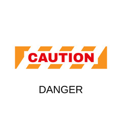 Caution icon. Danger symbol design. Stock - Vector illustration can be used for web.