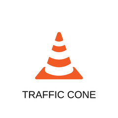 Road cone icon. Road cone symbol design. Stock - Vector illustration can be used for web.
