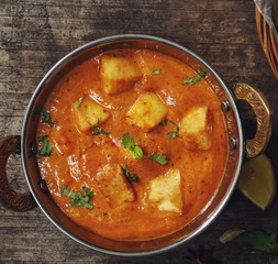 Paneer Tikka Masala with Butter Naan -Diwali meal