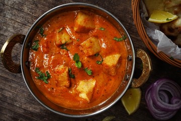 Paneer Tikka Masala with Butter Naan -Diwali meal