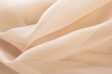 Heller abstrakter beige Textilhintergrund © Nika Votinova