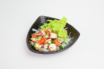 Tako squid salad with spicy sauce