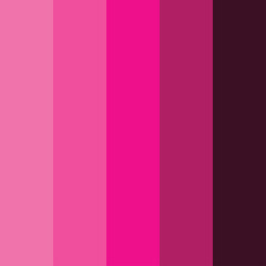 Pink color palette vector illustration set