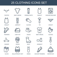 25 clothing icons