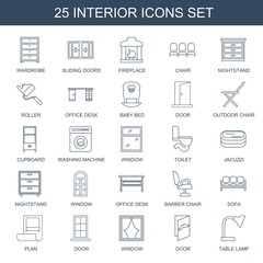 25 interior icons