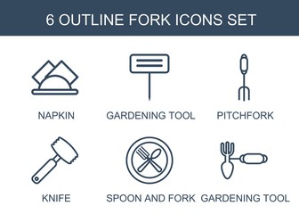 Fototapeta premium fork icons