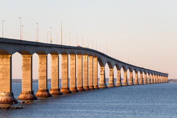 Confederation Bridge between New Brunswick and PEI