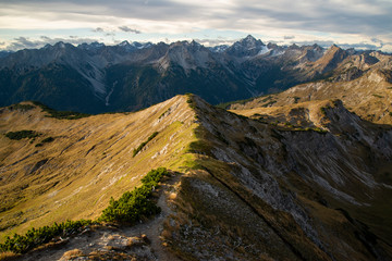 Bergkamm Sonnenaufgang Tirol