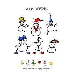 성탄절 / 손으로 그린 성탄전 카드