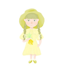 little girl girls carot