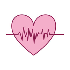 heart cardio breast cancer charity icon