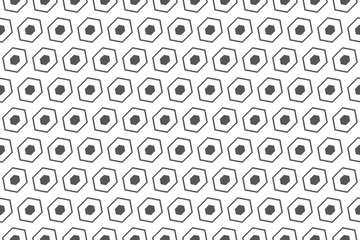 Abstract hexagonal grid seamless background.