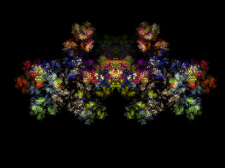 Imaginatory fractal background Image